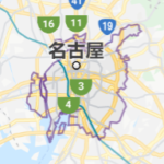 名古屋市の地図画像